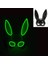 Siyah Maske Tabanı 4 10 Renk LED Glow Karnaval Kadın Cosplay Masquerade Bunny Maskesi Neon Sevimli Uzun Kulaklar Tavşan Maskeleri Parti Gece Kulübü Bar Malzemeleri (Yurt Dışından) 1