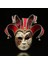 Kırmızı Moda Tam Yüz Mini Venedik Maskesi Masquerade Mardi Gras Cadılar Bayramı/düğün Duvar Dekoratif Sanat Koleksiyonu (Yurt Dışından) 3