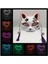 Kedi Yb Cadılar Bayramı Maskesi Sevimli Kedi Tilki Vendetta El Tel Maske Yanıp Sönen Cosplay LED Neon Kostüm Maskesi Parlayan Dans Karnaval Parti Maskeleri (Yurt Dışından) 5
