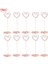 Rose GOLD-10PCS 10/20PCS Masa Fotoğraf Tutucular Kalp Şekli Numarası Isim Kartı Yer Kağıt Menü Klipleri Düğün Doğum Günü Partisi Malzemeleri Ev Dekor Için (Yurt Dışından) 1