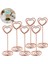 Rose GOLD-10PCS 10/20PCS Masa Fotoğraf Tutucular Kalp Şekli Numarası Isim Kartı Yer Kağıt Menü Klipleri Düğün Doğum Günü Partisi Malzemeleri Ev Dekor Için (Yurt Dışından) 4
