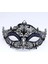 Resim Color7 Erkek Kadın Phantom Altın Kafatası Venedik Metal Kostüm Masquerade Parti Maskesi Lazer Kesim Cadılar Bayramı Balo Cosplay Düğün Topu Maskeleri (Yurt Dışından) 4