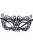 Resim Color7 Erkek Kadın Phantom Altın Kafatası Venedik Metal Kostüm Masquerade Parti Maskesi Lazer Kesim Cadılar Bayramı Balo Cosplay Düğün Topu Maskeleri (Yurt Dışından) 5