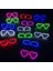 Karışık Neon 8 Adet 8/15/30/50 Adet Karanlıkta Parlayan LED Gözlük Parti Iyilik Light Up Güneş Gözlüğü Neon Glow Gözlük Çocuklar Yetişkinler Için Parti Malzemeleri (Yurt Dışından) 1
