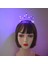 Kırmızı Taç Kadın Kızlar Parlayan Light Up Bantlar Tiara Taç Parti Hediye Cosplay Doğum Günü Rave Kostüm Düğün Karnaval (Yurt Dışından) 2