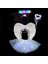 Kanat E 2-8 Yaş Çocuklar Için Melek Cosplay Işık Tutu Etek Hairband Glow Tüy Kanat Doğum Günü LED Parti Kostüm Topu Etek Cadılar Bayramı Noel Paskalya (Yurt Dışından) 4