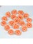 Turuncu 100 Adet 10/50/100 Adet 2.5 cm Mini Ipek Yapay Gül Çiçek Başları Düğün Parti Ev Dekorasyon Için Dıy Aksesuarları Sahte Çiçekler Zanaat (Yurt Dışından) 1