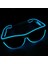 F LED Glow Güneş Gözlüğü Gözlük Moda Neon Işık Up Glow Rave Light Up Kostümleri Glow Parti Malzemeleri Cadılar Bayramı Dekorasyon (Yurt Dışından) 3