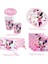 49 Adet 1 Adet Minnie Mouse Fotoğraf Backdrop Minnie Doğum Günü Arka Plan Prenses Kız Pembe Dekorasyon Bebek Duş Parti Malzemeleri (Yurt Dışından) 1