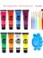 25 ml 8 Adet Set Uv Glow Yüz ve Vücut Boyası Karanlıkta Glow Neon Floresan Parti Malzemeleri Yüzey Uv Boya Seti Cadılar Bayramı Makyaj Vücut Boya Seti (Yurt Dışından) 1