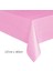 1 Adet H Tek Kullanımlık Masa Örtüsü Pembe Beyaz Plastik Dikdörtgen Masa Örtüsü Silin Masa Örtüsü Çocuklar Doğum Günü Düğün Parti Masa Süsü Malzemeleri (Yurt Dışından) 1