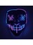 B09 Cadılar Bayramı Neon Maskesi Karışık Renkli LED Maskeleri Masque Masquerade Parti Korku Maskeleri Karanlıkta Glow Komik Cosplay Kostüm Malzemeleri (Yurt Dışından) 1