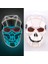 Maske 5 Yeni Tasarlanmış Parlayan Cadılar Bayramı Partisi Maskesi Yanıp Sönen LED Maskeleri El Neon Işık Cosplay Maske Kostüm Sahne Glow Parti Malzemeleri (Yurt Dışından) 1