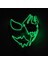 Yeşil Cadılar Bayramı Cosplay Parti El Neon Maske Light Up LED Maske Dj Parti Korkunç Maske Cadılar Bayramı Kostüm Dekorasyon Karanlıkta Glow (Yurt Dışından) 1