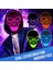 06 Kafatası LED Maske Masquerade Maskeleri Neon Maske Karanlıkta Işık Glow Maskara Korku Maskesi Parlayan Masker Cadılar Bayramı Partisi Maskesi (Yurt Dışından) 3