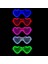 Karışık Kalp 15 Adet 8/15/30/50 Adet Karanlıkta Parlayan LED Gözlük Parti Iyilik Light Up Güneş Gözlüğü Neon Glow Gözlük Çocuklar Yetişkinler Için Parti Malzemeleri (Yurt Dışından) 1