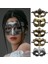 Stil 28 1 Adet Inanılmaz Maske Antik Altın ve Gümüş Caz Düz Kafa Maskesi Topu Parti Toplama Erkekler ve Kadınlar Cosplay Yarım Maske Dekorasyon (Yurt Dışından) 2