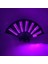 6 V Mavi LED Fan Yanıp Sönen Katlanır Dans Işıkları Fan Gece Gösterisi Aydınlık Dj Floresan Bar Club Glow Parti Malzemeleri Renk Değiştirme Fanı (Yurt Dışından) 3
