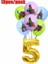 Balonlar-13 Adet Disney Raya ve Son Ejderha Parti Malzemeleri Süslemeleri Çocuk Doğum Günü Tek Kullanımlık Sofra Bardak Tabaklar Parti Iyilik Dekor Seti (Yurt Dışından) 1