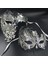 Gümüş Onun Çifti Glitter Rhinestones Metal Telkari Masquerade Maske Venedik Kostüm Balo Parti Balo Noel Yarım Kafatası Maskesi (Yurt Dışından) 5