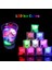 Kırmızı 1 Pc LED Buz Küpleri Parlayan Parti Topu Flaş Işığı Parti Aydınlık Neon Festivali Noel Bar Şarap Bardağı Dekorasyon Malzemeleri (Yurt Dışından) 2