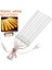 Sıcak Beyaz F2001 Abd Plug 50CM Su Geçirmez Meteor Yağmuru Yağmur 8 Tüp LED Dize Işıklar 30CM / 50CM Dış Mekan Tatil Noel Dekorasyon Ağacı Ab / Abd / Au / Ingiltere Tak (Yurt Dışından) 1