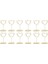 Altın LOVE-12PCS 12 Adet Metal Yer Kartı Sahipleri Memo Tutucu Kalp Yuvarlak Fotoğraf Klipleri Mesaj Kartları Düğün Masa Placecard Dekor Için Standları (Yurt Dışından) 1
