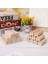 8x2.5x1.5 cm Doğal Ahşap Notlar Klipler Fotoğraf Tutucu Kağıt Kelepçe Standı Masa Numaraları Tutucu Destek Yeri Kart Masa Kartı Mesajları Noel Dekor (Yurt Dışından) 4