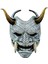 Siyah Korkunç Canavar Cadılar Bayramı Cosplay Maske Hannya Şeytan Oni Samurai Noh Kabuki Prajna Şeytan Maskeleri (Yurt Dışından) 5