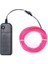 Pil Kutusu Pembe 1 Metre Esnek Neon Işık Glow El Tel Halat Kablo Noel Dans Rave Dekorasyon Için LED Işıkları Dıy Ayakkabı Giyim USB LED Şerit Lamba (Yurt Dışından) 1