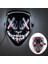 Beyaz Cadılar Bayramı Aydınlık Maske Neon LED Işık Maske Masquerade Parti Maskeleri Karanlıkta Parlayan Komik Maskeler Cosplay Kostüm Sahne (Yurt Dışından) 1