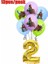 Balonlar-13 Adet Disney Raya ve Son Ejderha Parti Malzemeleri Süslemeleri Çocuk Doğum Günü Tek Kullanımlık Sofra Bardak Tabaklar Parti Iyilik Dekor Seti (Yurt Dışından) 1