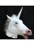 Beyaz Unicorn Hayvan Komik Maske At Unicorn Maskesi Türkiye Tavuk Kurbağa Köpek Maskeleri Parti Kostüm Partisi Lateks Hayvan Kafa Maskesi Başlık Sahne (Yurt Dışından) 1