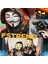 Mavi Cadılar Bayramı Maskesi Sahne Şapkalar Korku Anime Cosplay Maskeleri V Yüz Anonim Karnaval Steampunk Cosplay Kostümleri Anime Cosplay Maskesi (Yurt Dışından) 5