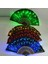Stil 1 LED Glow Tavuskuşu Çin El Fan Sahne Performansı Gösterisi Işık Doğum Günü Partisi Hediye Düğün Gece Bar Floresan Sahne Cadılar Bayramı (Yurt Dışından) 1