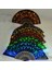 Stil 1 LED Glow Tavuskuşu Çin El Fan Sahne Performansı Gösterisi Işık Doğum Günü Partisi Hediye Düğün Gece Bar Floresan Sahne Cadılar Bayramı (Yurt Dışından) 4