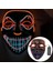 Maske 3 Cadılar Bayramı Maskesi Karışık Renkli LED Maske Parti Maskesi Masquerade Maskeleri Neon Maske Karanlıkta Işık Glow Korku Maskesi Parlayan Masker (Yurt Dışından) 1