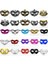 Stil 2 20 Adet Kadın Erkek Masquerade Maske Balo Retro Desen Düz Renk Maskeleri Mardi Gras Kostüm Partisi Paskalya Düğün Doğum Günü Cadılar Bayramı (Yurt Dışından) 2