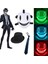 Stil 10 Sıcak Neon Parlayan Film Tema Maskesi Japon LED Işıklı Yüksek Katlı Invasion Maskesi Cosplay Cadılar Bayramı Partisi Işık Up Maske Sahne (Yurt Dışından) 4