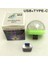 Type-C Adaptör Mini Disko Işığı USB Noel Topu LED Cadılar Bayramı Aydınlık Toplar Bar Balo Salonu Flaş Neon Işıkları Ev Partisi Rave Parlayan Yeni Yıl (Yurt Dışından) 1