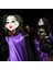 Mor Cadılar Bayramı Partisi Korku Evil Şeytan Lateks Maske Cosplay Kostüm Sahne Korkunç Komik Jester Maskeleri (Yurt Dışından) 3