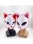 Hiçbir Işık Maskesi 6 Japon Anime Maskeleri LED Parlayan Yüz Maskesi Yetişkin Iblis Avcısı El Neon Maskesi Masquerade Cosplay Kostüm Sahne (Yurt Dışından) 5