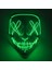 M08 Cadılar Bayramı Neon Maskesi Karışık Renkli LED Maskeleri Masque Masquerade Parti Korku Maskeleri Karanlıkta Glow Komik Cosplay Kostüm Malzemeleri (Yurt Dışından) 1
