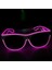 C LED Glow Güneş Gözlüğü Gözlük Moda Neon Işık Up Glow Rave Light Up Kostümleri Glow Parti Malzemeleri Cadılar Bayramı Dekorasyon (Yurt Dışından) 1