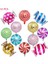 Lolipop Kırmızı 12 Adet/takım Renkli Şeker Folyo Balonlar Lolipop Fırıldak Helyum Balon Doğum Günü Partisi Dekorasyon Bebek Duş Çocuklar Şişirilmiş Oyuncak (Yurt Dışından) 2