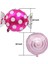 Lolipop Kırmızı 12 Adet/takım Renkli Şeker Folyo Balonlar Lolipop Fırıldak Helyum Balon Doğum Günü Partisi Dekorasyon Bebek Duş Çocuklar Şişirilmiş Oyuncak (Yurt Dışından) 3