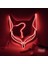 Kırmızı Anime Japon Kitsune Maskesi LED Tilki Maskesi Plastik LED Işık Up Maskeleri Cosplay Maske Şapkalar Cadılar Bayramı Maskesi Parti Yetişkin Için (Yurt Dışından) 1