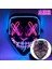 5 Buz Pembe Cadılar Bayramı Maskesi LED Işık Neon LED Tasfiye Korkunç Maske Festivali Cosplay Cadılar Bayramı Kostüm Masquerade Partileri Karnaval Hediye 2023 (Yurt Dışından) 1