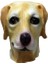 Koyu Gri Lateks Hayvan Gerçekçi Boğa Köpek Labrador Pit Bull Basset Hound Alman Çoban Köpeği Sahne Parti Maskeleri (Yurt Dışından) 1