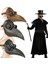Siyah Gaga Gümüş Cadılar Bayramı Sahne Lateks Veba Doktor Kuş Maskesi Uzun Burun Gaga Steampunk Cosplay Masquerade Kostüm Cadılar Bayramı Dekorasyon (Yurt Dışından) 3
